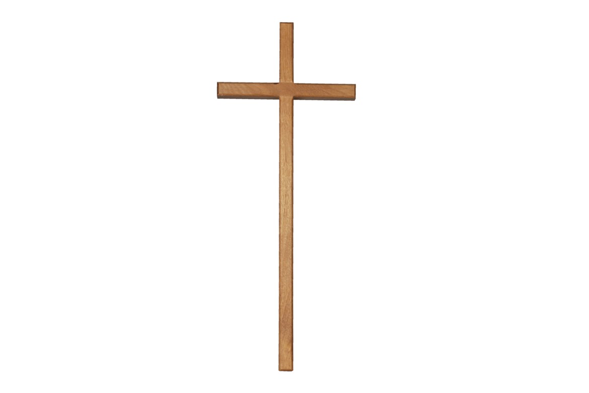 Deckelkreuz Eiche rustikal
