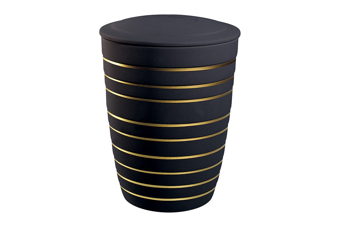 Linea natur basalt-gold