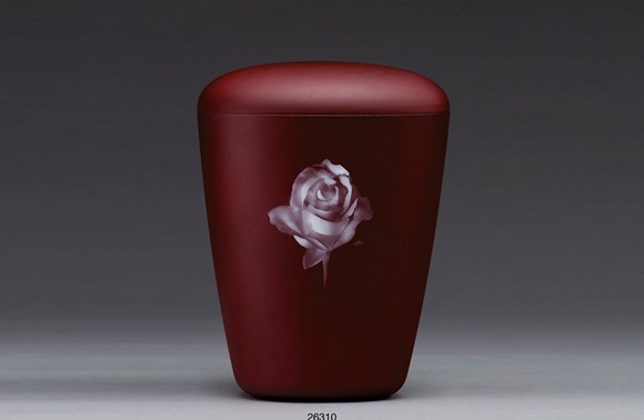 Bio-Urne mit Airbrush