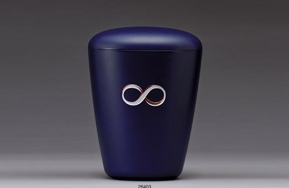 Bio-Urne mit Symbol (Folie)