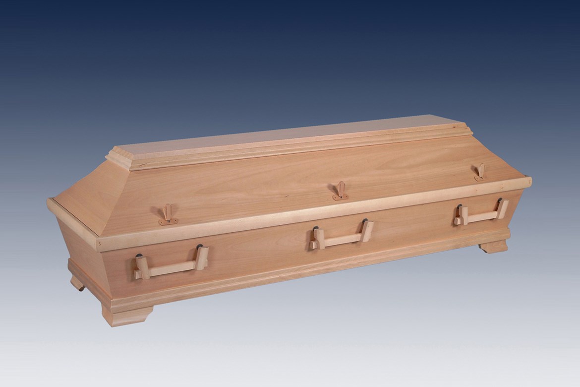 6 F Buche furniert gewachst mit HG
