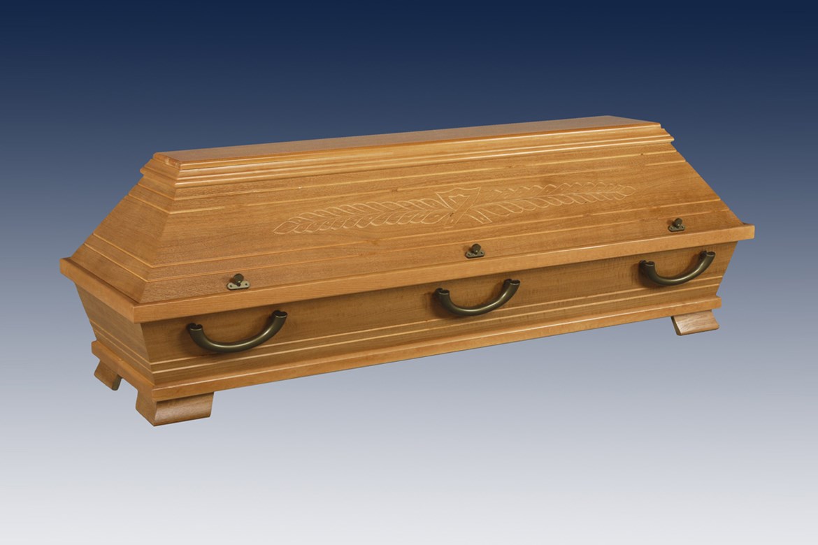 44 P Eiche furniert rustikal mit Griff 222